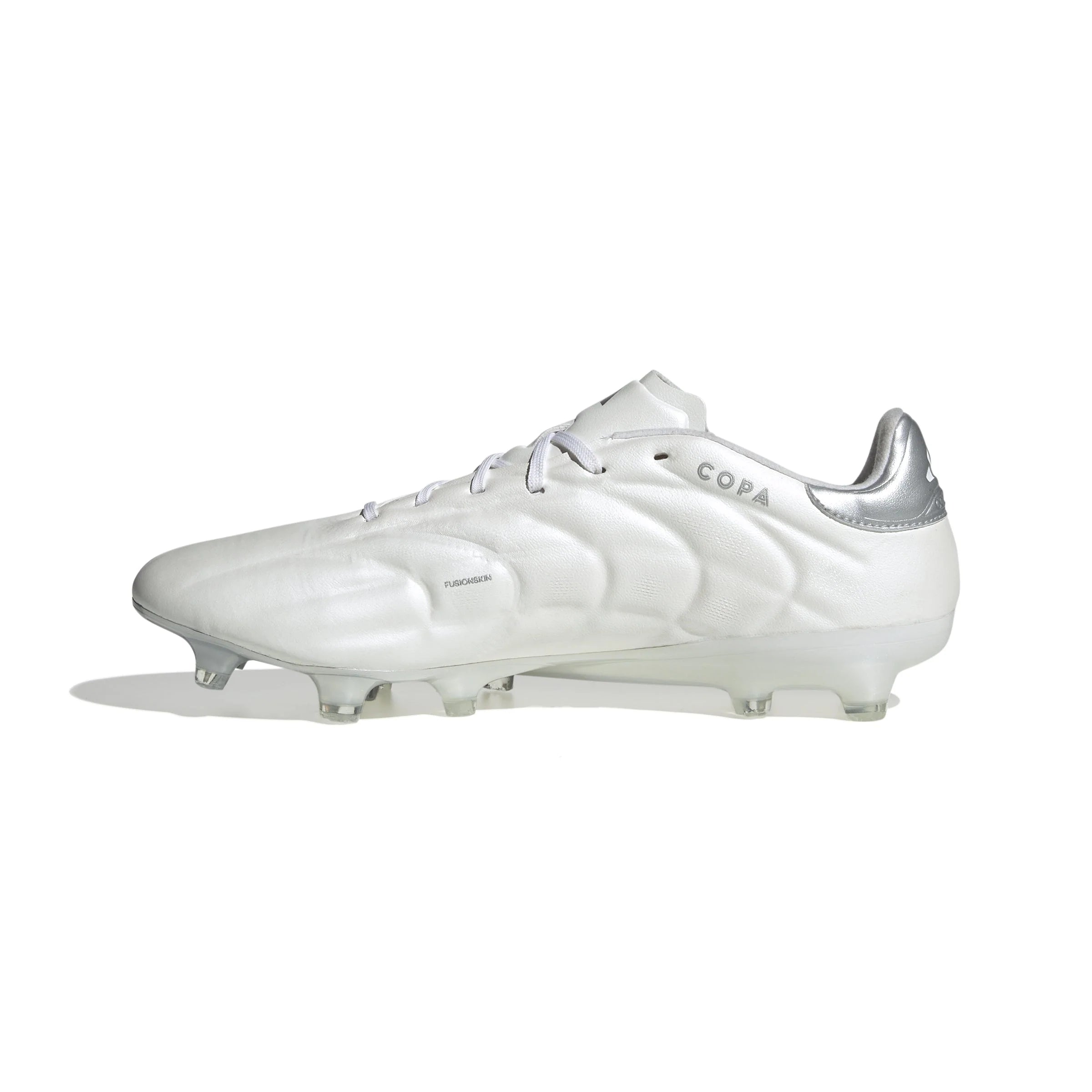 adidas Copa Pure 2 Elite FG Firm Ground Soccer Cleats White Silver Metallic