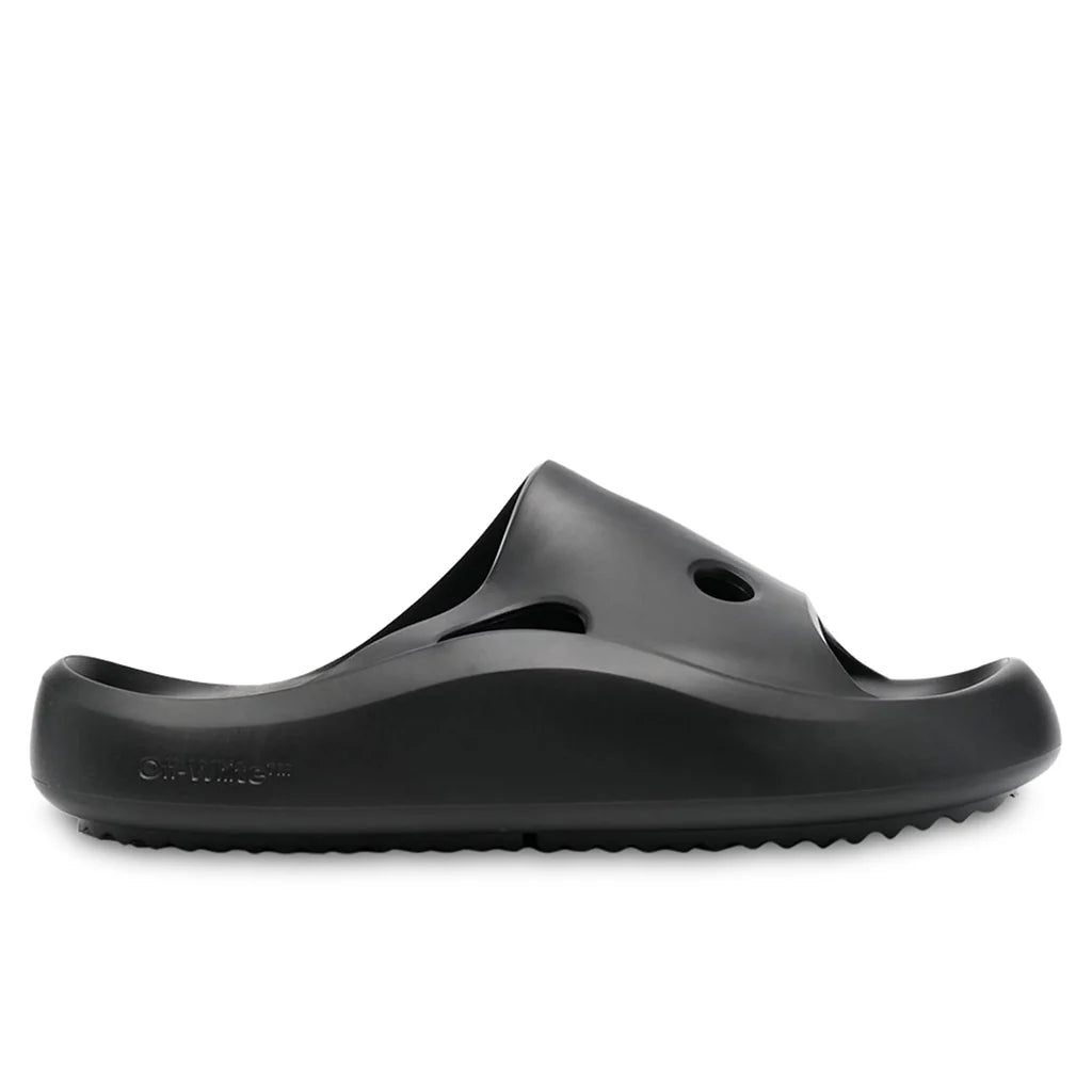 Meteor Rubber Slider Black Black