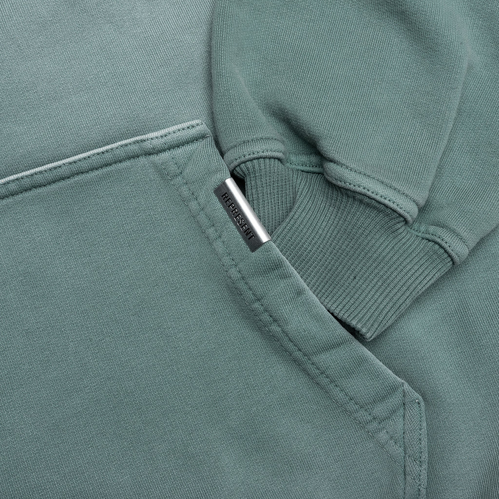 Owners Club Script Hoodie Vintage Green