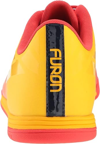 New Balance Mens Furon 40 Dispatch IN Indoor Football Boots Flame Azteca Gold