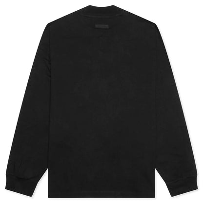 L S Tee Jet Black