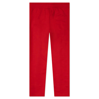 Womens Star Wide Leg Jogging Pant Tango Red White