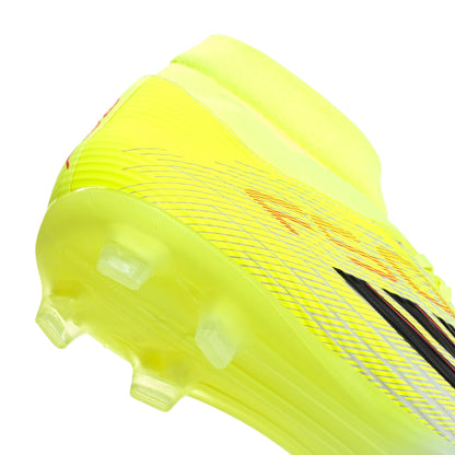 adidas F50 League Mid Cut FG MG Firm Ground Multi Ground Mens Soccer Cleats Yellow Black