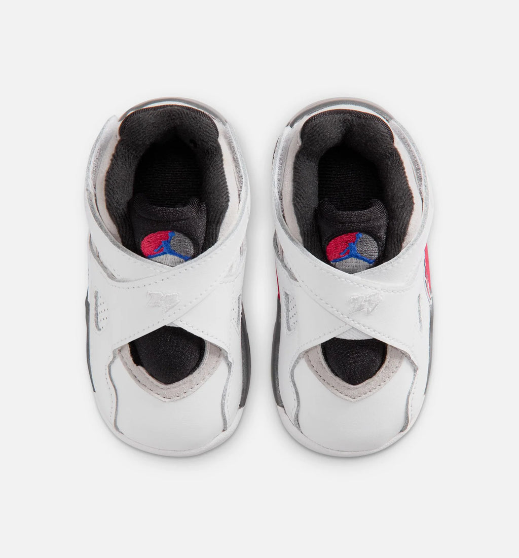 Air Jordan 8 Retro White And True Red Infant Toddler Lifestyle Shoe White Black True Red