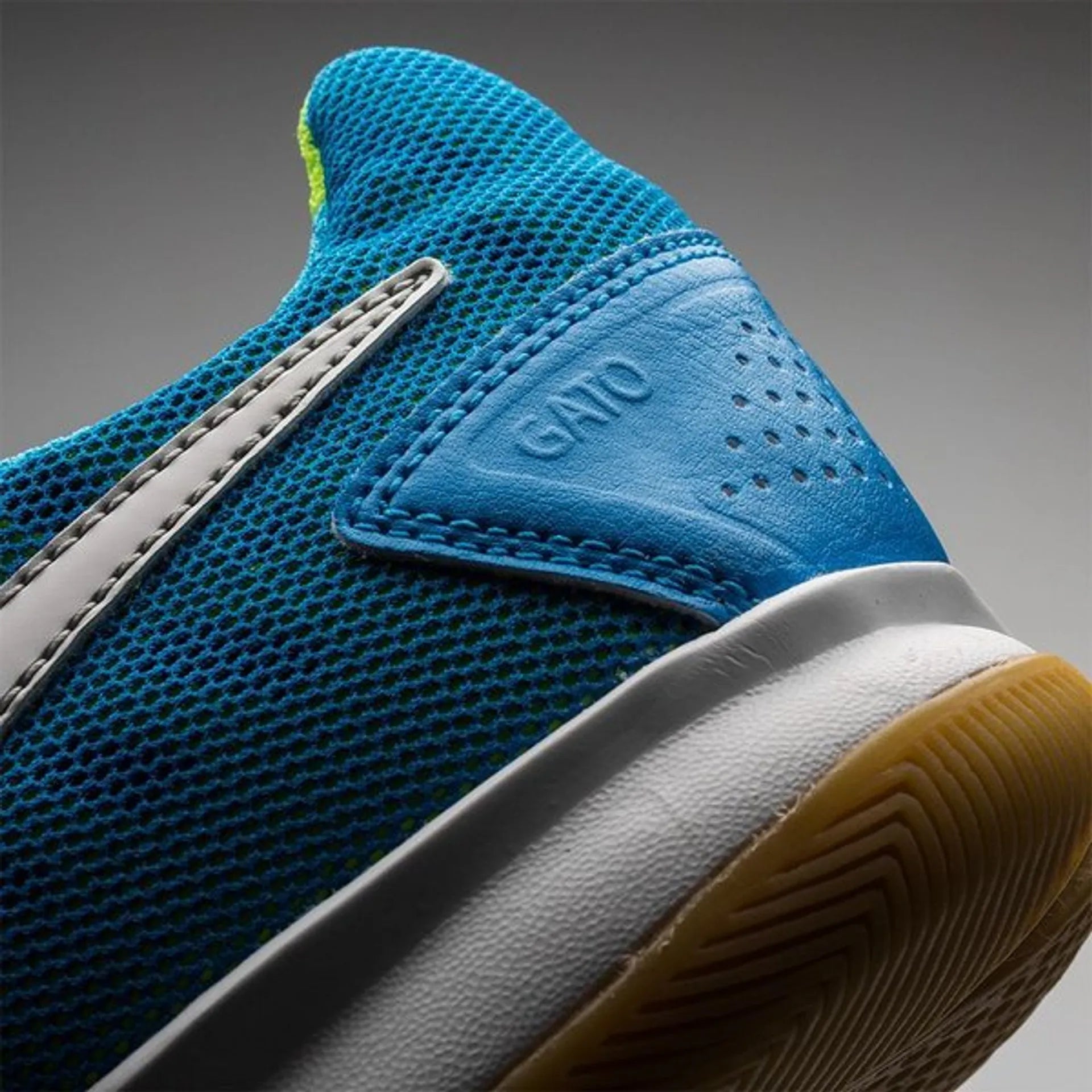 Nike Gato II Indoor Soccer Shoes Blue Lime White