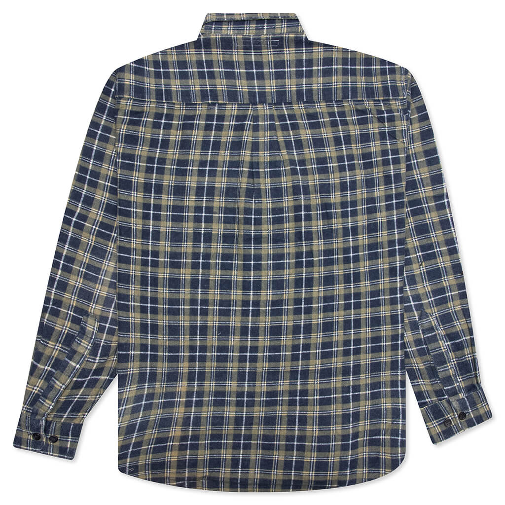 Ribbon Flannel Shirt Assorted