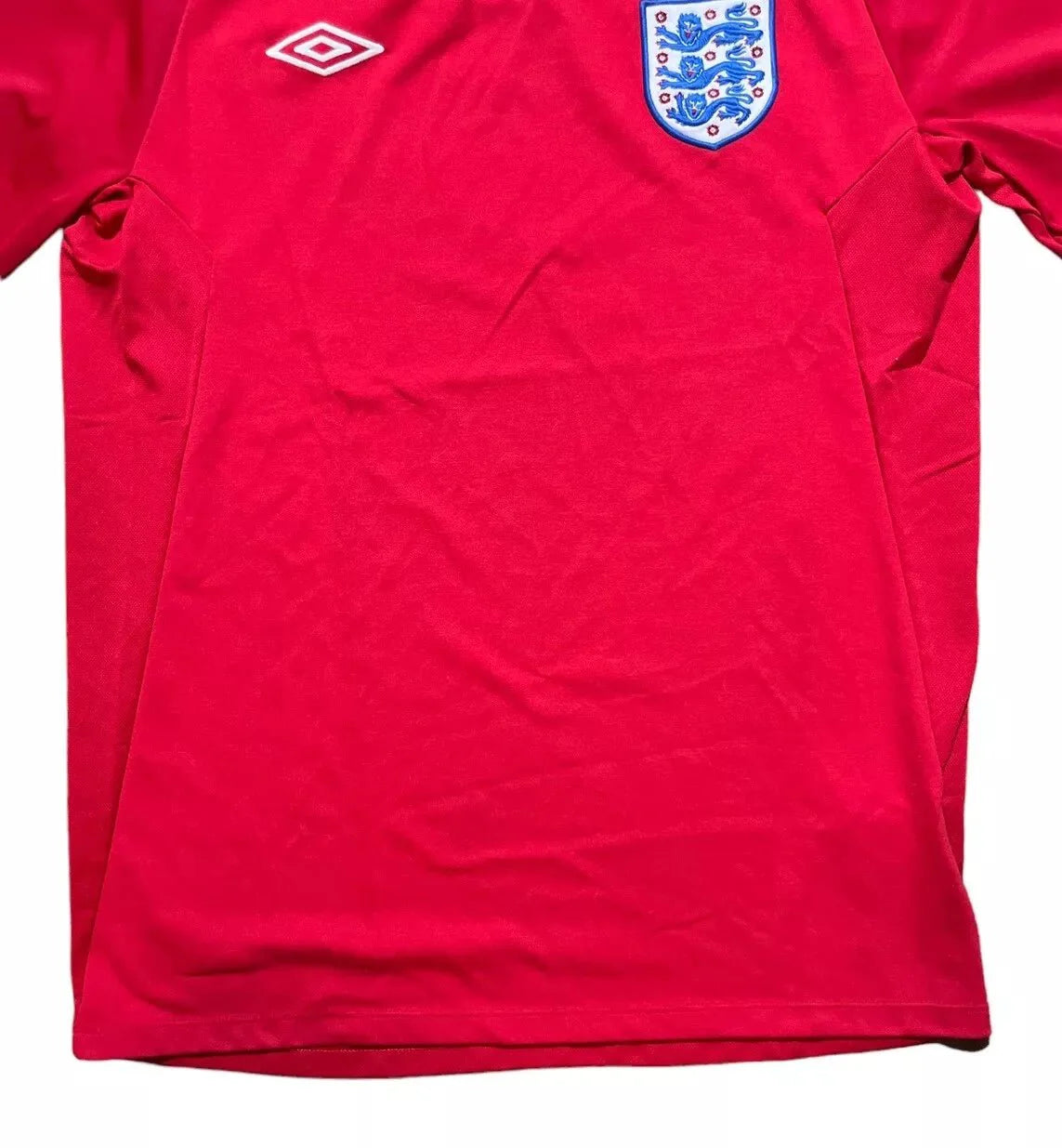 Umbro England Away Jersey 2010 2011 Red