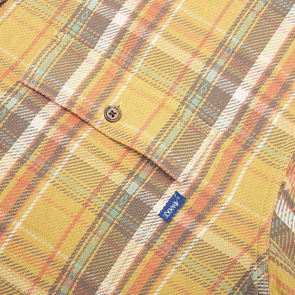 Rivington Zip Flannel Yellow
