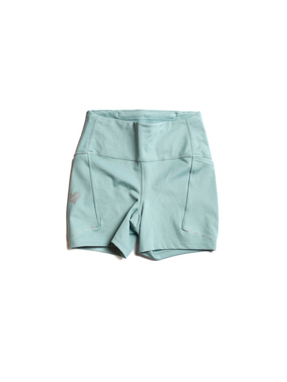 Nike Womens High Waisted 4 Tight Running Shorts with Pockets