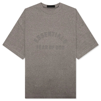 Essentials Heavy S S Tee Heather Grey
