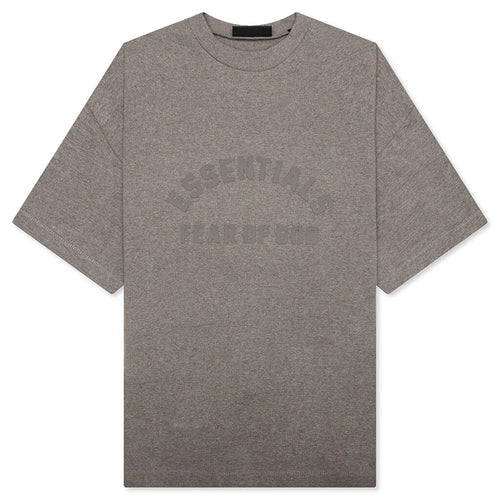 Essentials Heavy S S Tee Heather Grey