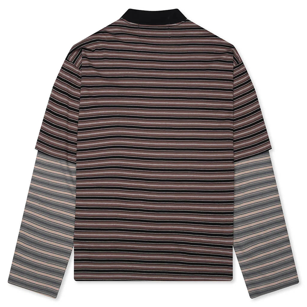 Skeleton Stripe Long Sleeve Tee Stripe