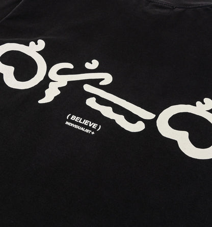 Baybayin Mens Short Sleeve Shirt Black