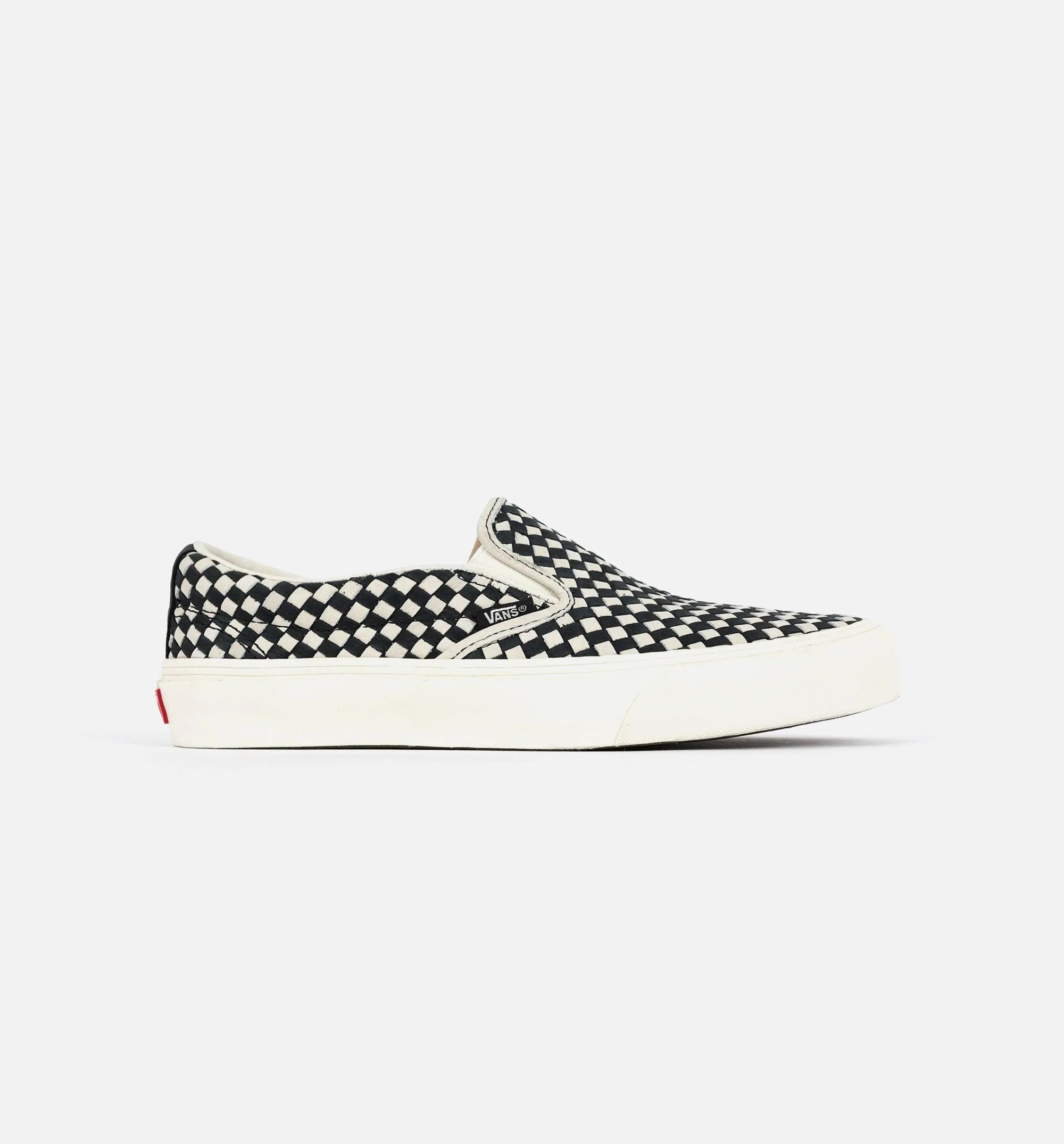 Vans Vault X Taka Hayashi Woven Slip On 66 LX Mens Shoe Dress Blue Peachy Keen Off White