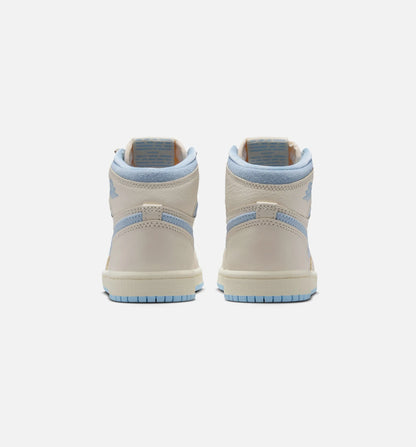 Air Jordan 1 Retro High OG Psychic Blue Preschool Lifestyle Shoe Pale Ivory Psychic Blue Coconut Milk