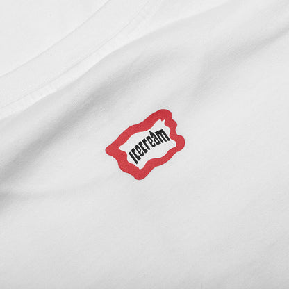 Bubble S S Tee White