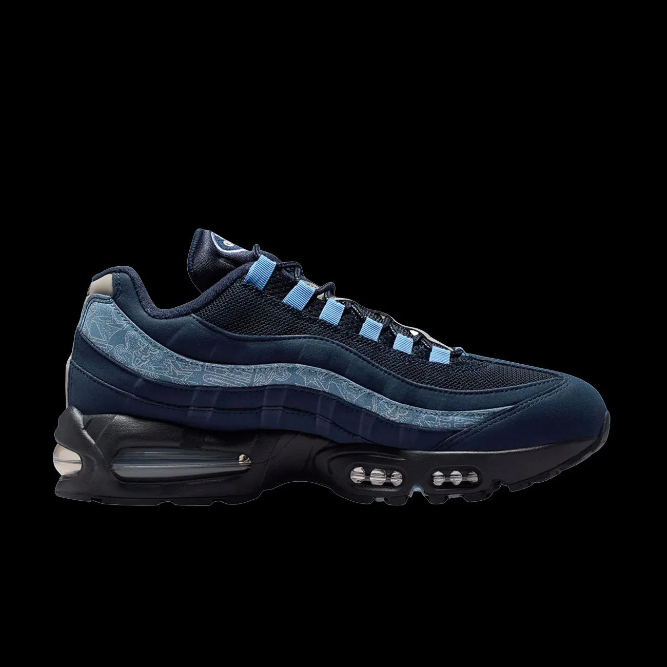 Nike Air Max 95 Big Bubble SE Multi Color Obsidian Work Blue White