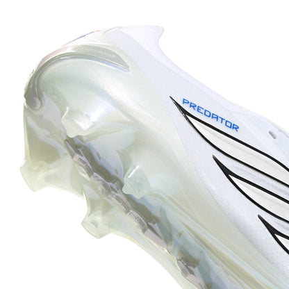 adidas Predator Pro Fold Over Tongue FG Firm Ground Mens Soccer Cleats White Zero Metallic Blue