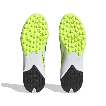 adidas X Crazyfast3 TF Junior Turf Soccer Cleats White Black