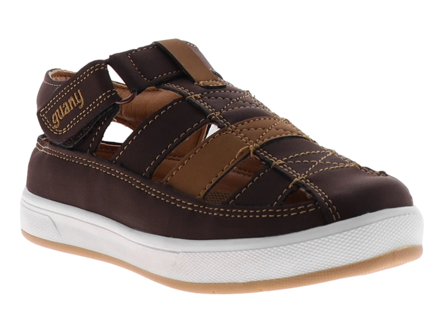 Sandalias Guany Color Chocolate para Niño