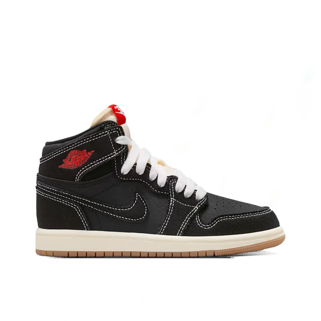 Air Jordan 1 Retro High OG Flight Club PS Black Sail Gum Medium Brown