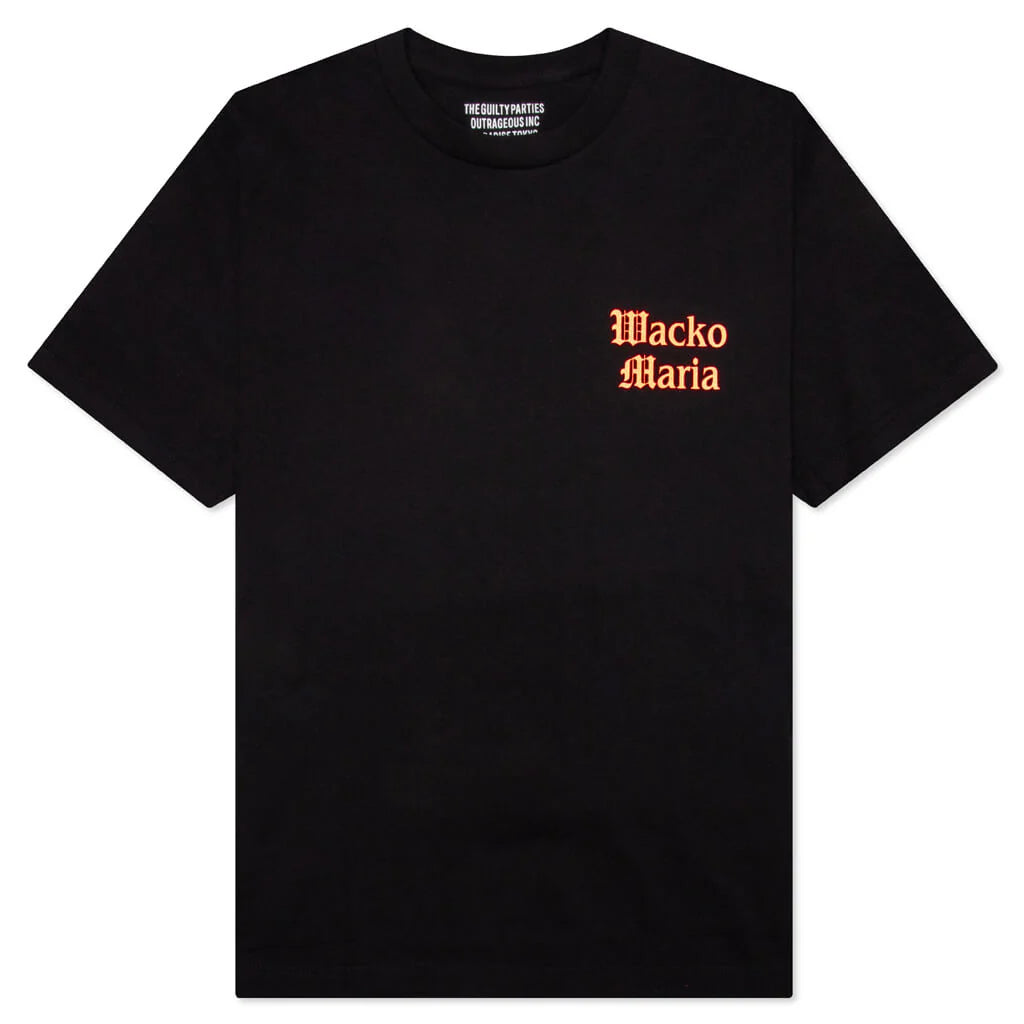 Crewneck T Shirt Type 8 Black