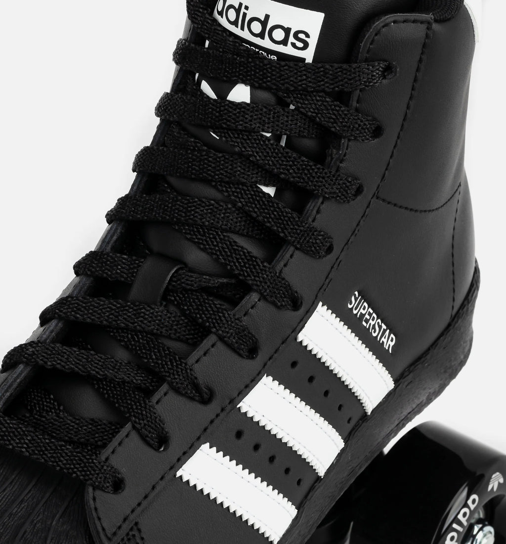 Superstar 82 Skate Womens Lifestyle Shoe Core Black Cloud White Silver Metallic