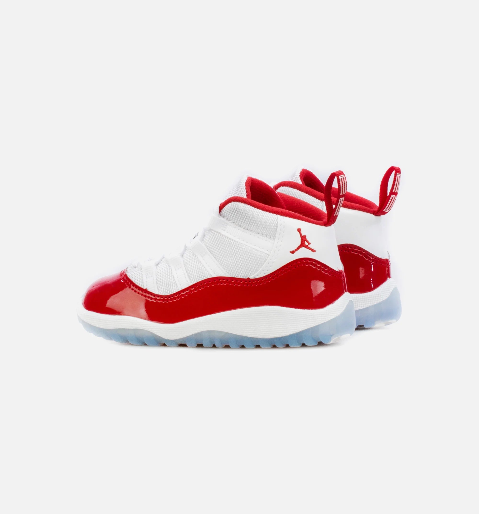Air Jordan 11 Retro Infant Toddler Lifestyle Shoe White Red
