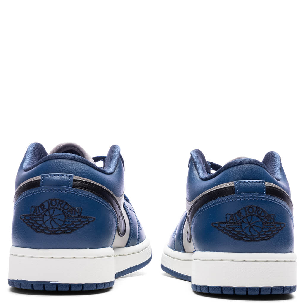 Womens Air Jordan 1 Low French Blue Black College Grey Sail