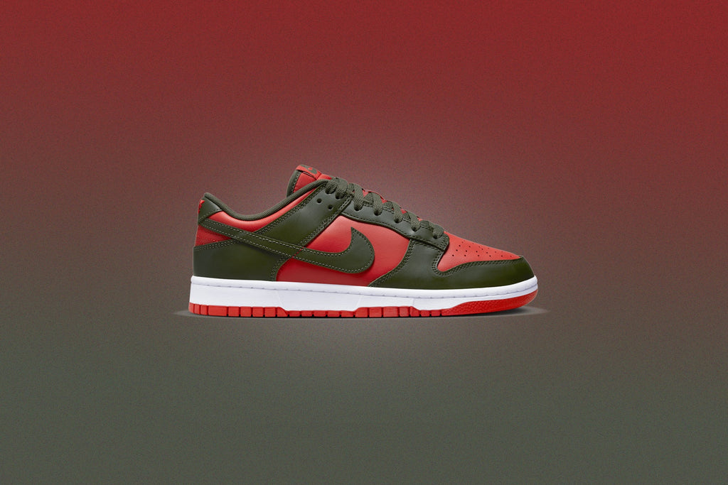 Dunk Low Retro Mystic Red Cargo Khaki White