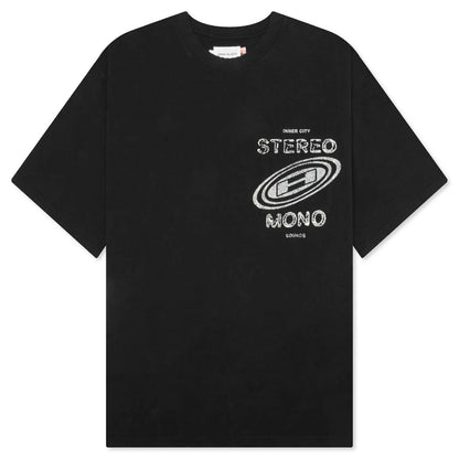 Stereo Mono Tee Black
