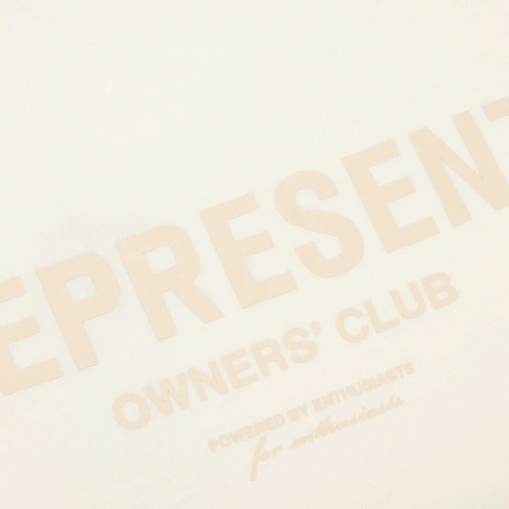 Owners Club T Shirt Buttercream