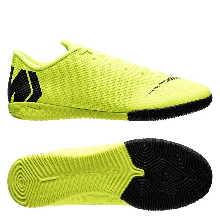 Nike Mercurial VaporX 12 Academy IC Indoor Soccer Shoes Volt Black