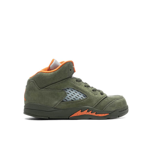Air Jordan 5 Retro Olive TD Army Olive Solar Orange