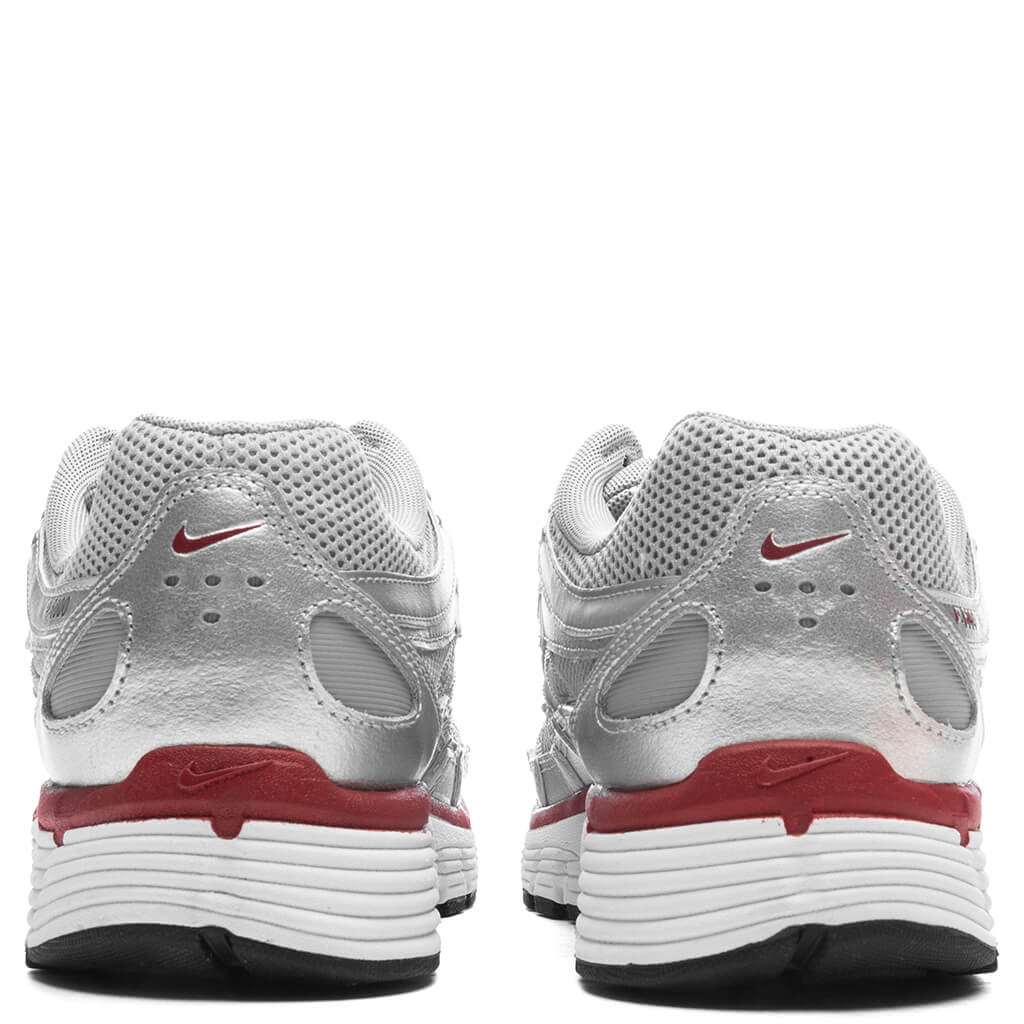 P 6000 Metallic Silver Gym Red FLT Silver