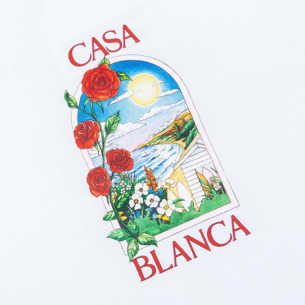 LA Days Printed T Shirt White