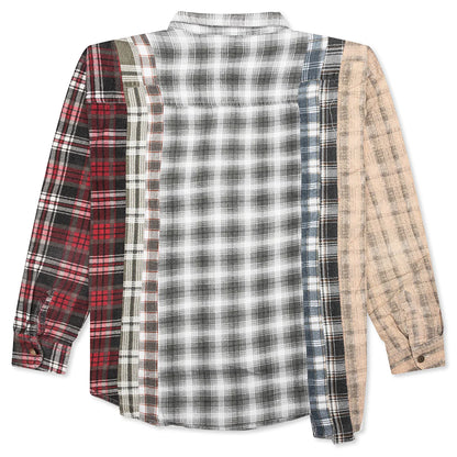 7 Cuts Flannel Shirt Assorted