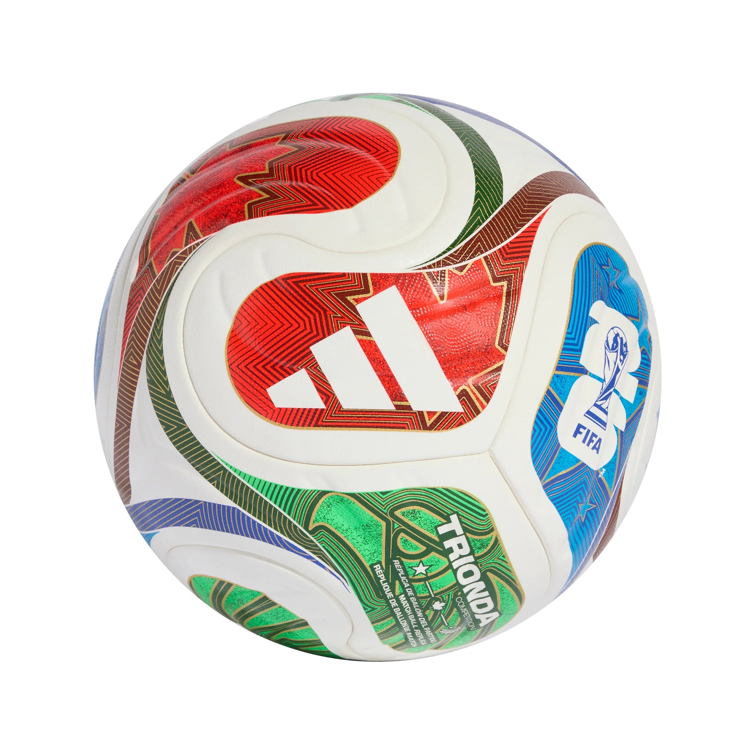 adidas FIFA World Cup 26 Trionda Competition Soccer Ball White Blue Red