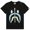 Kids Colors Shark Tee Black