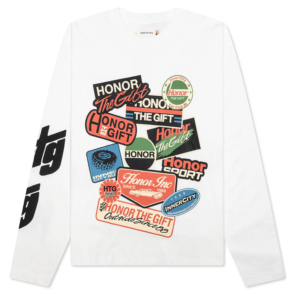 Fuel L S Tee White
