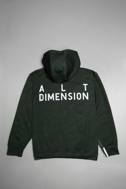 Alexander Wang Collection Jaquard Hoodie Green Green