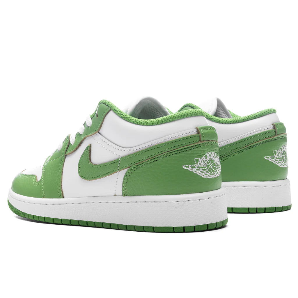 Air Jordan 1 Low SE GS White Chlorophyll Lightening