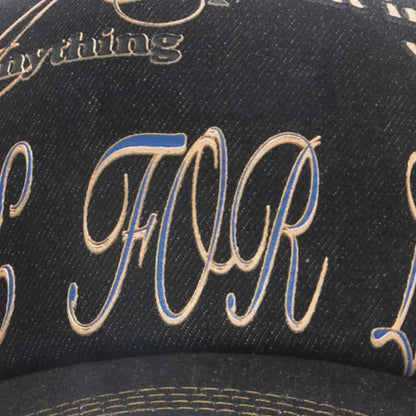 Love For Life Trucker Cap Black Denim