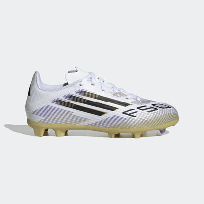 adidas F50 League Firm Multi Ground Boots Kids White Black