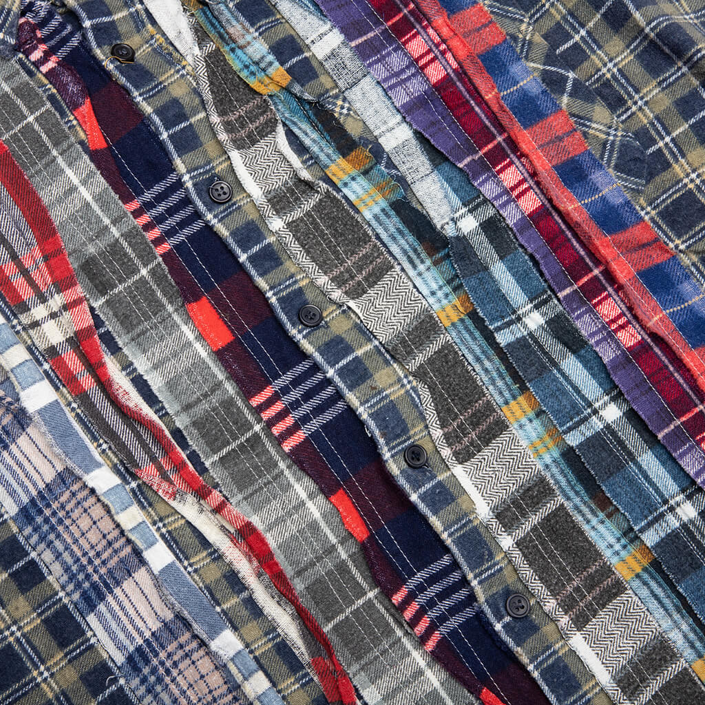 Ribbon Flannel Shirt Assorted