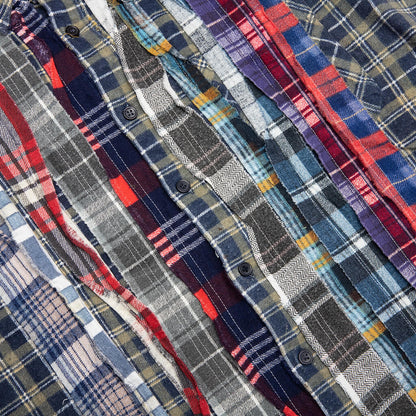 Ribbon Flannel Shirt Assorted