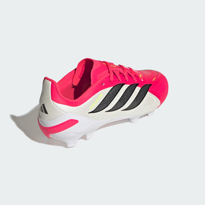 adidas Predator League FG Firm Ground Youth Soccer Cleats Red Black White