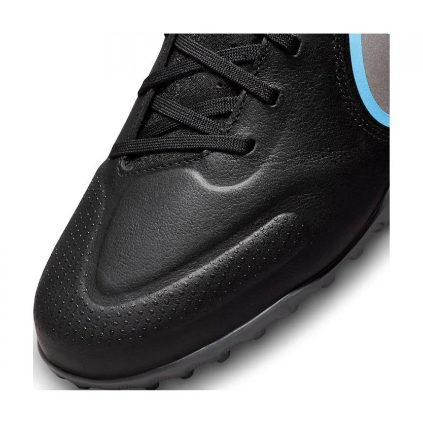 Nike Tiempo Legend 9 Academy TF Turfs Soccer Cleats Black Black Iron Grey