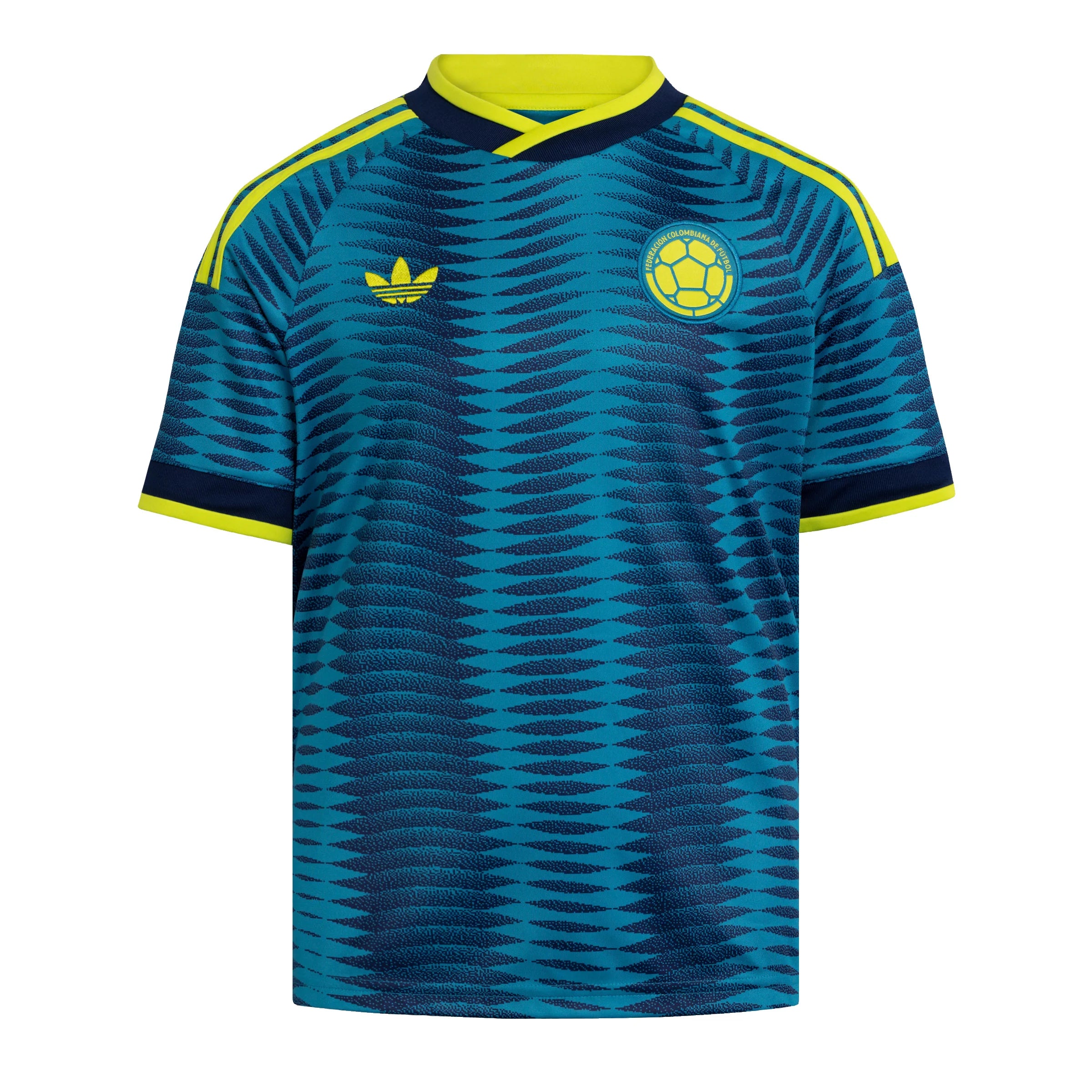 adidas Colombia Away Youth Soccer Jersey 2026 Mistery Petrol Navy