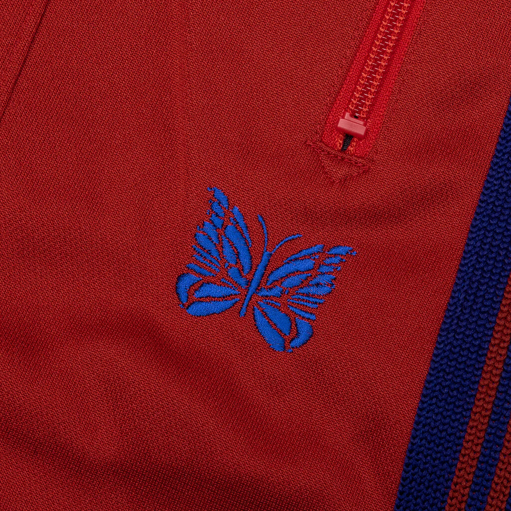 Poly Smooth HD Track Pant Red